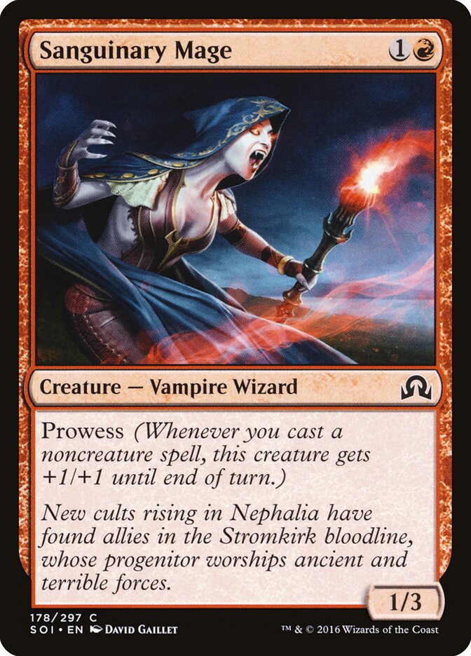 Sanguinary Mage - Shadows over Innistrad (Common) [SOI-178] Hauptbild