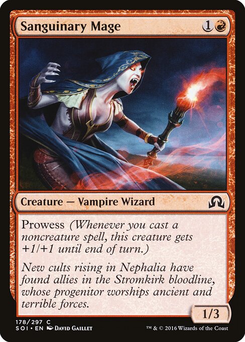 Sanguinary Mage – Shadows over Innistrad (SOI-178) Magic: The Gathering card