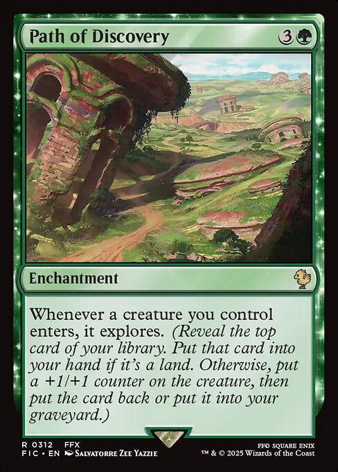 Path of Discovery – Final Fantasy Commander (FIC-312) Magic: The Gathering card | LC-REM-20260804-15339630166348-ad09a5c2-3081-4d5d-9c0f-037e045e9045