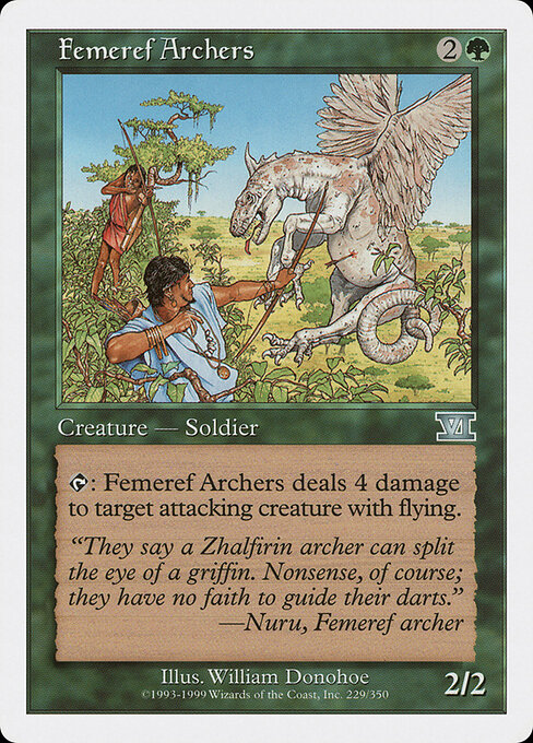 Femeref Archers – Classic Sixth Edition (6ED-229) Magic: The Gathering card | LC-REM-20260804-15521970782540-ad17fb15-fa7a-45f1-b2a4-0b4729a69fea