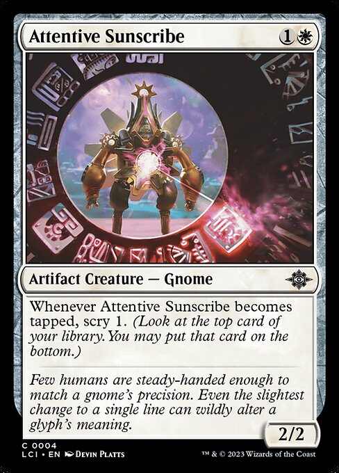 Attentive Sunscribe – The Lost Caverns of Ixalan (LCI-4) Magic: The Gathering card | LC-REM-20260804-15393155055948-ad1a0159-7f00-429c-9318-b028b1e03ba8 Main image
