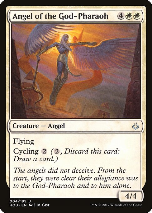 Angel of the God-Pharaoh – Hour of Devastation (HOU-4) Magic: The Gathering card Image principale du produit