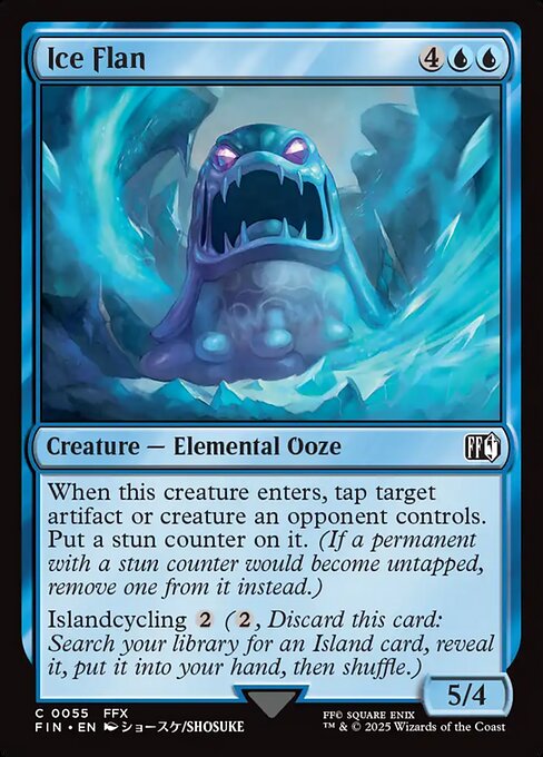 Ice Flan – Final Fantasy (FIN-55) Magic: The Gathering card | LC-REM-20260804-15568987423052-ad304c9c-943f-442f-bb82-ff378ad7d7ba