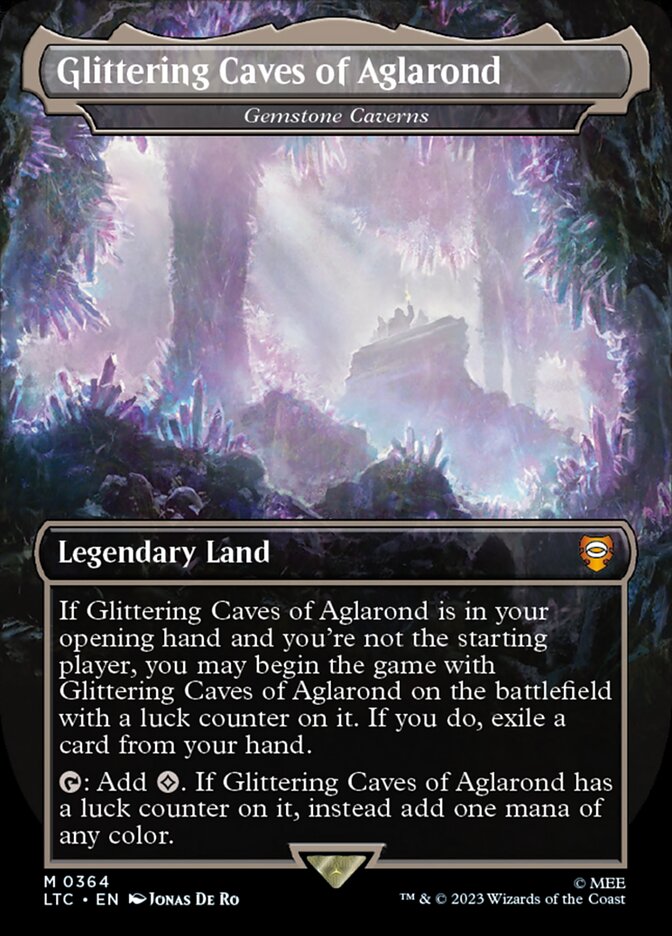 Magic-kaart Gemstone Caverns LTC-364 uit Tales of Middle-earth Commander (Mythic) Hauptbild