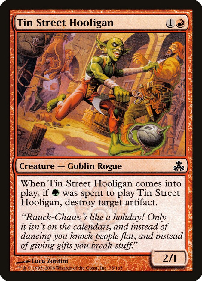 Tin Street Hooligan - Guildpact (Common) [GPT-78] Image principale du produit