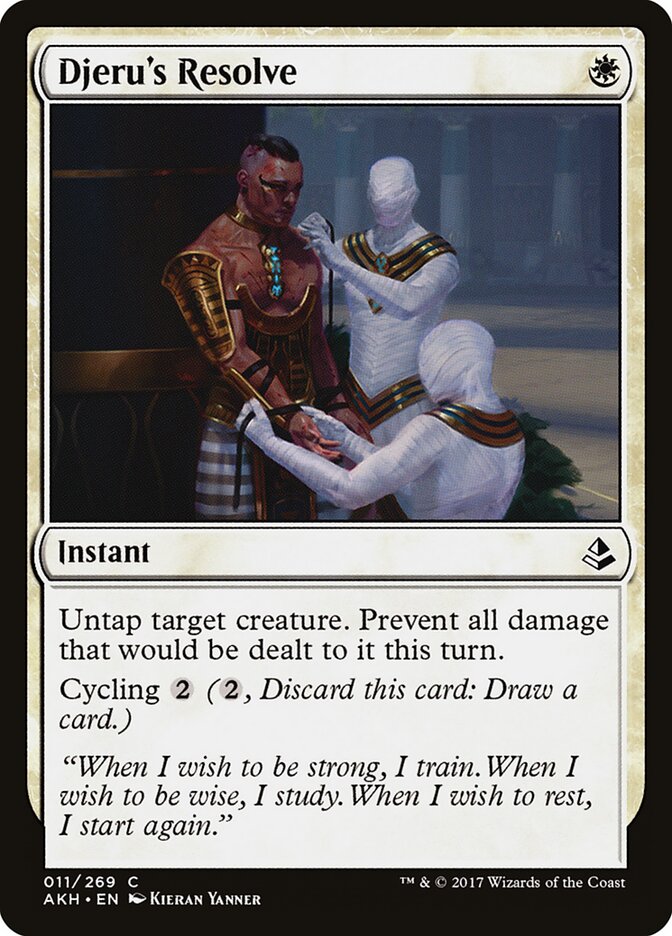 Djeru's Resolve - Amonkhet (Common) [AKH-11]