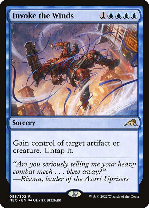 Invoke the Winds – Kamigawa: Neon Dynasty (NEO-58) Magic: The Gathering card | LC-REM-20260804-15151678030156-ad7b423a-bfd1-47aa-bd2c-64a169b96924