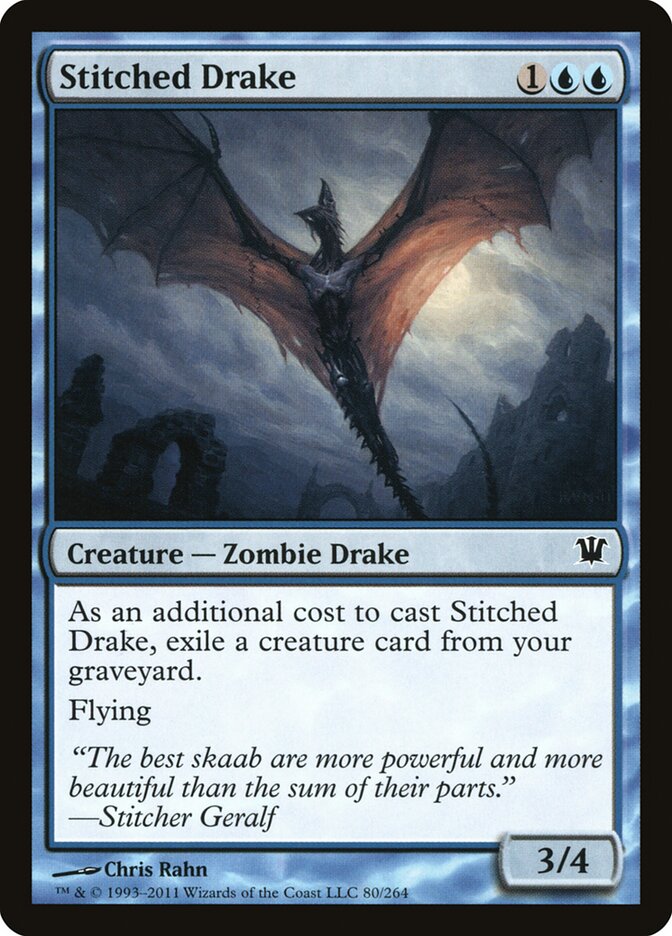 Stitched Drake - Innistrad (Common) [ISD-80] Image principale du produit