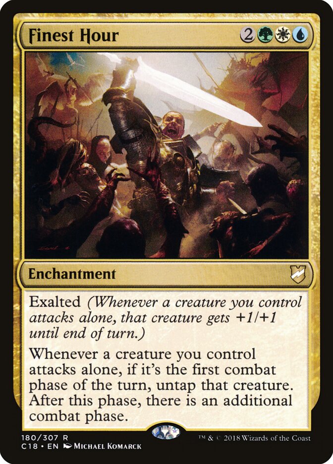 Finest Hour - Commander 2018 (Rare) [C18-180] Image principale du produit
