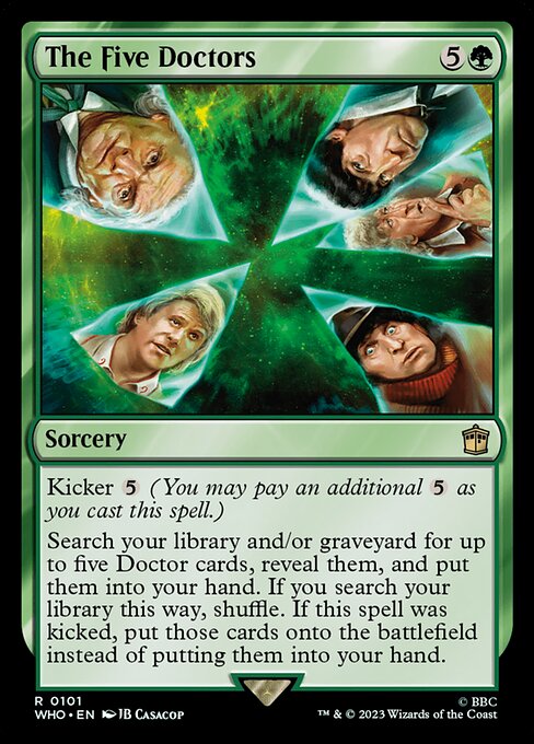 The Five Doctors – Doctor Who (WHO-101) Magic: The Gathering card | LC-REM-20260804-15380321435980-ada5e97f-c079-445c-8071-1c2a6dd00001