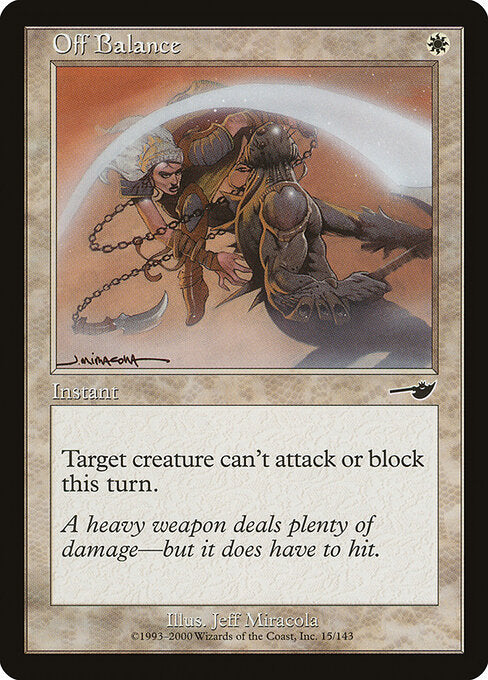 Off Balance – Nemesis (NEM-15) Magic: The Gathering card