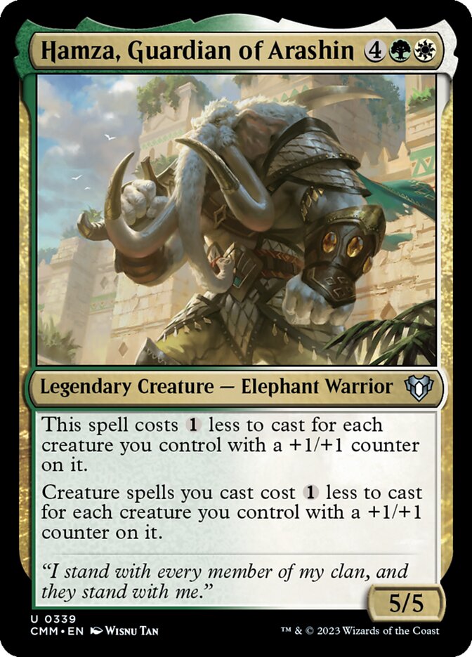 Hamza, Guardian of Arashin - Commander Masters (Uncommon) [CMM-339] Main image