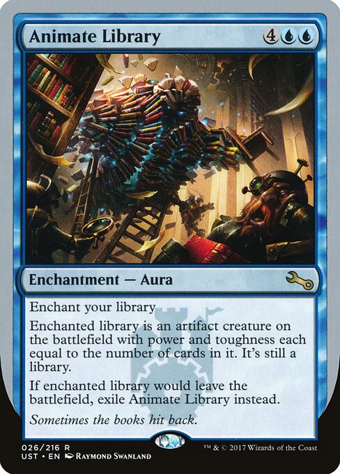 Animate Library – Unstable (UST-26) Magic: The Gathering card | LC-REM-20260804-15151535292748-add4f168-c69e-4045-9725-47208ef69935 Hauptbild