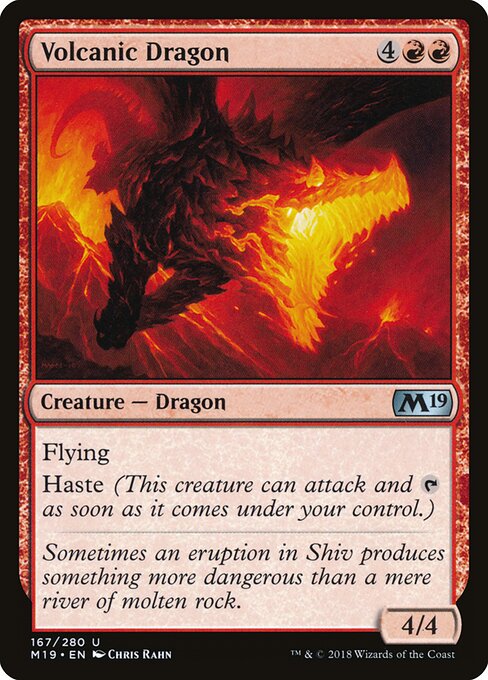 Volcanic Dragon – Core Set 2019 (M19-167) Magic: The Gathering card | LC-REM-20260804-15150710948172-ade02a6b-0025-418b-8e20-0eb538fd66b1
