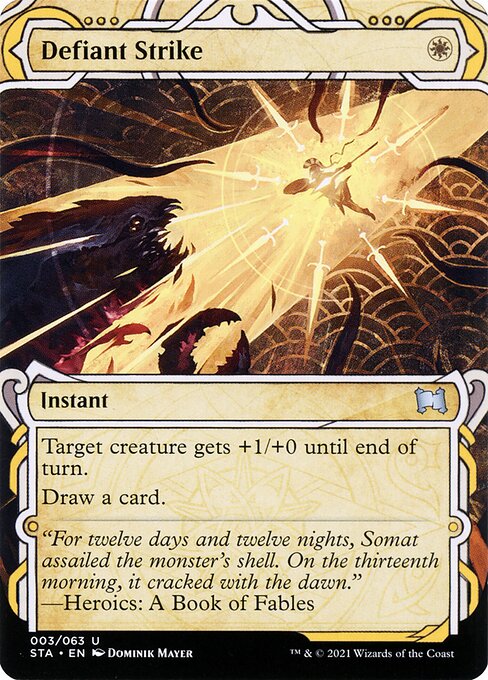 Defiant Strike – Strixhaven Mystical Archive (STA-3) Magic: The Gathering card | LC-REM-20260804-15573445050700-ade8f339-4afb-477a-9434-e6cd9126cd10