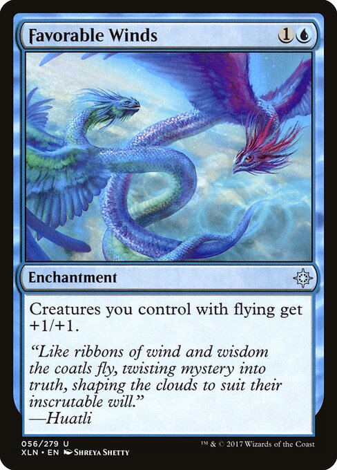 Favorable Winds – Ixalan (XLN-56) Magic: The Gathering card Imagen principal del producto
