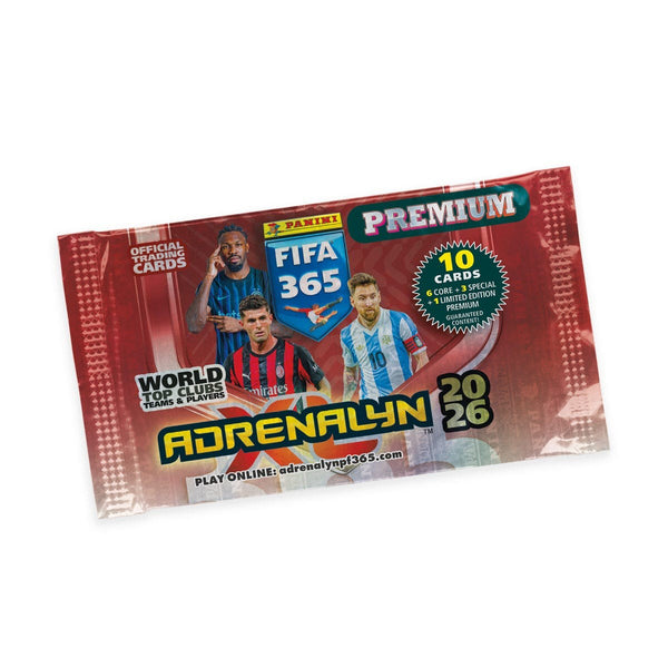 Panini Adrenalyn XL FIFA 365 25/26 Mega Starter Pack - Premium-zakje (10 kaarten) van de FIFA 365 2026-collectie, zoals meegeleverd in de starter pack