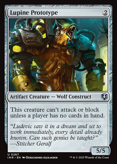 Lupine Prototype – Innistrad Remastered (INR-267) Magic: The Gathering card Imagen principal del producto