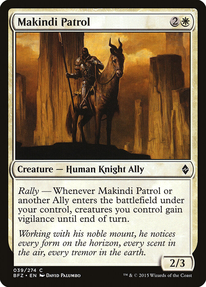 Makindi Patrol - Battle for Zendikar (Common) [BFZ-39]