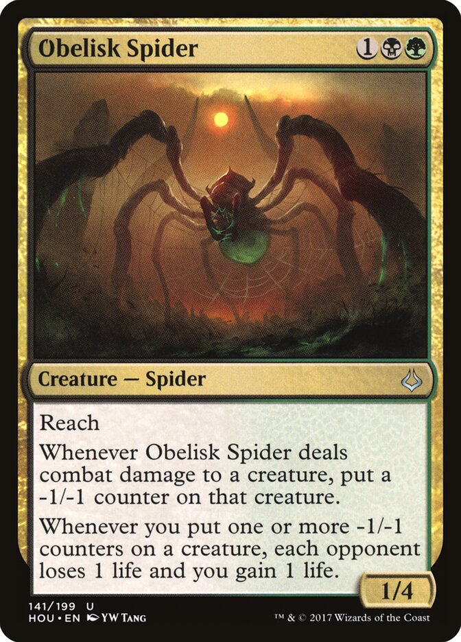 Magic-kaart Obelisk Spider HOU-141 uit Hour of Devastation (Uncommon)