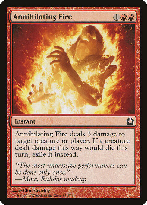Annihilating Fire – Return to Ravnica (RTR-85) Magic: The Gathering card Main image
