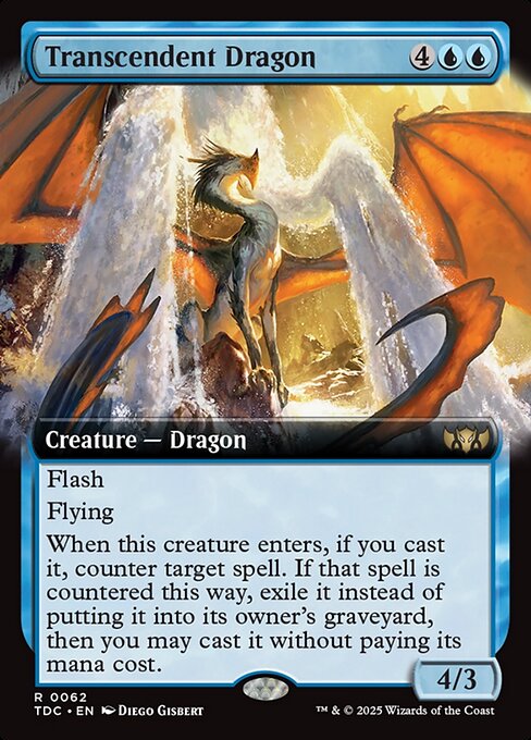 Transcendent Dragon – Tarkir: Dragonstorm Commander (TDC-62) Magic: The Gathering card | LC-REM-20260804-15409867194700-ae1a2785-315b-4b37-aa82-acff528cfb81