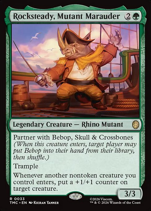 Rocksteady, Mutant Marauder – Teenage Mutant Ninja Turtles Eternal (TMC-33) Magic: The Gathering card | LC-REM-20260804-15634922963276-ae25d91f-5489-4cd8-8634-42bcd32d4cf1