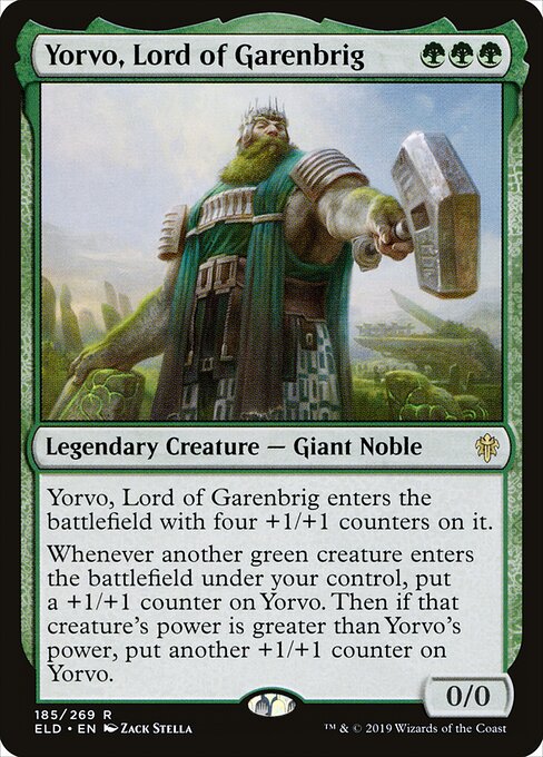 Yorvo, Lord of Garenbrig – Throne of Eldraine (ELD-185) Magic: The Gathering card | LC-REM-20260804-15150644429132-ae2998a1-1713-467e-a08e-0efd8720aa5b Imagen principal del producto
