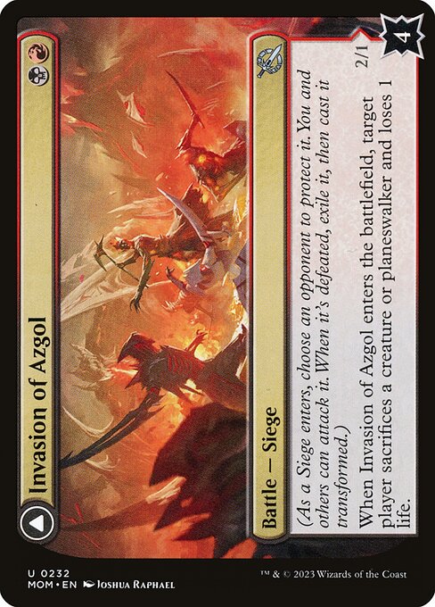 Invasion of Azgol // Ashen Reaper – March of the Machine (MOM-232) Magic: The Gathering card | LC-REM-20260804-15376191914316-ae2e1244-f05b-45f9-8afc-59f190524798
