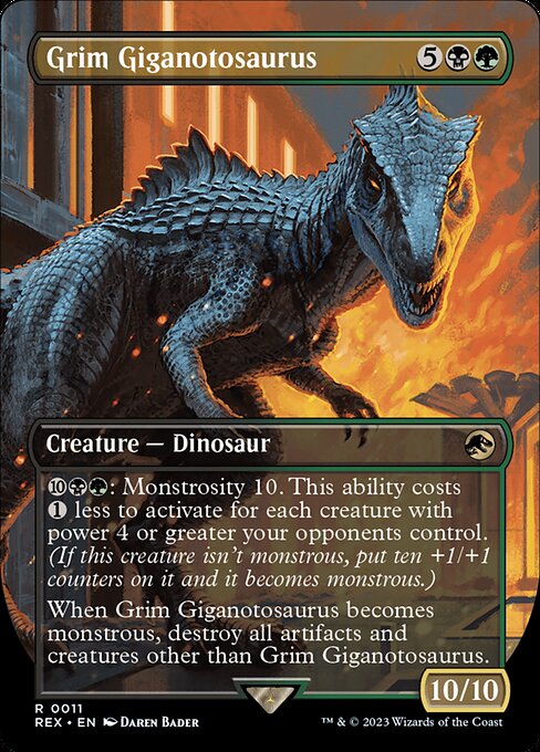 Grim Giganotosaurus – Jurassic World Collection (REX-11) Magic: The Gathering card | LC-REM-20260804-15393187594572-ae30b824-9586-413b-b925-ce6f915bf7e5