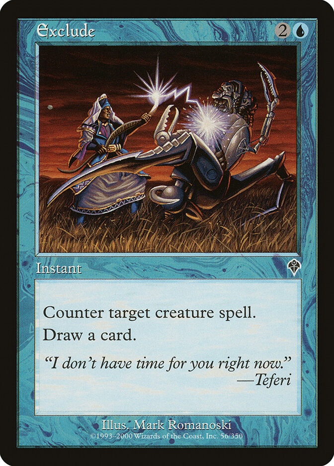 Magic-kaart Exclude INV-56 uit Invasion (Common)