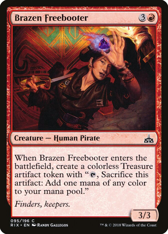Brazen Freebooter - Rivals of Ixalan (Common) [RIX-95]