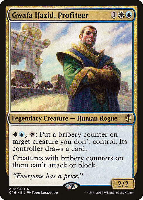 Gwafa Hazid, Profiteer – Commander 2016 (C16-202) Magic: The Gathering card