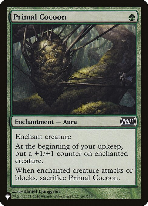 Primal Cocoon – The List (PLST-M11-191) Magic: The Gathering card | LC-REM-20260804-15151501181260-aecea7bd-f2d3-4f28-b15b-fc05a0e75648