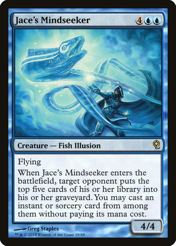 Magic-kaart Jace's Mindseeker DDM-19 uit Duel Decks: Jace vs. Vraska (Rare)