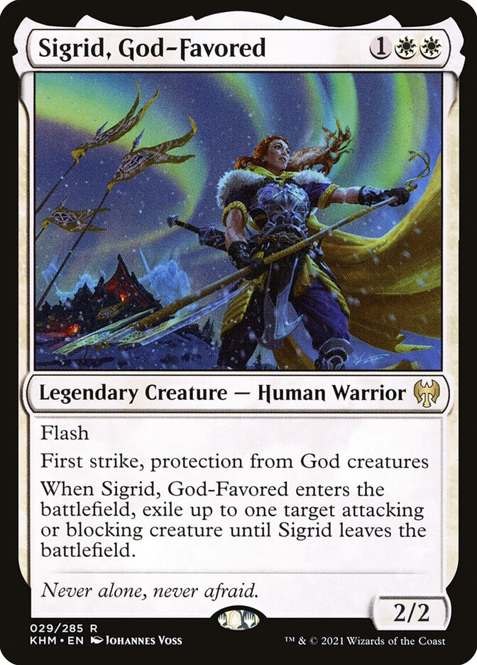 Sigrid, God-Favored - Kaldheim (Rare) [KHM-29] Image principale du produit