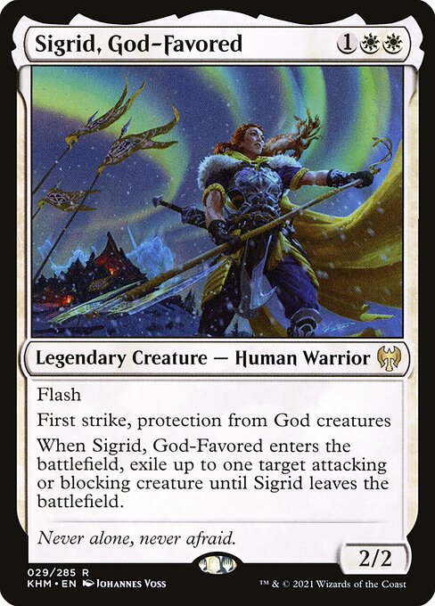 Sigrid, God-Favored – Kaldheim (KHM-29) Magic: The Gathering card