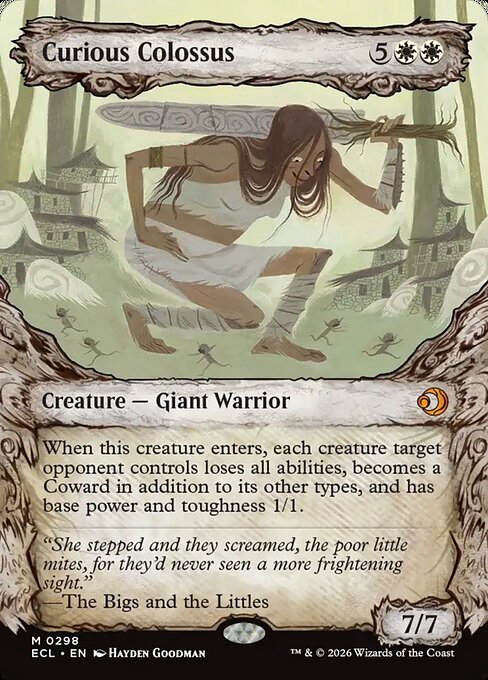 Curious Colossus – Lorwyn Eclipsed (ECL-298) Magic: The Gathering card | LC-REM-20260804-15544006213964-aef1f79b-c536-4bf3-ab71-0a812c4c0728 Hauptbild