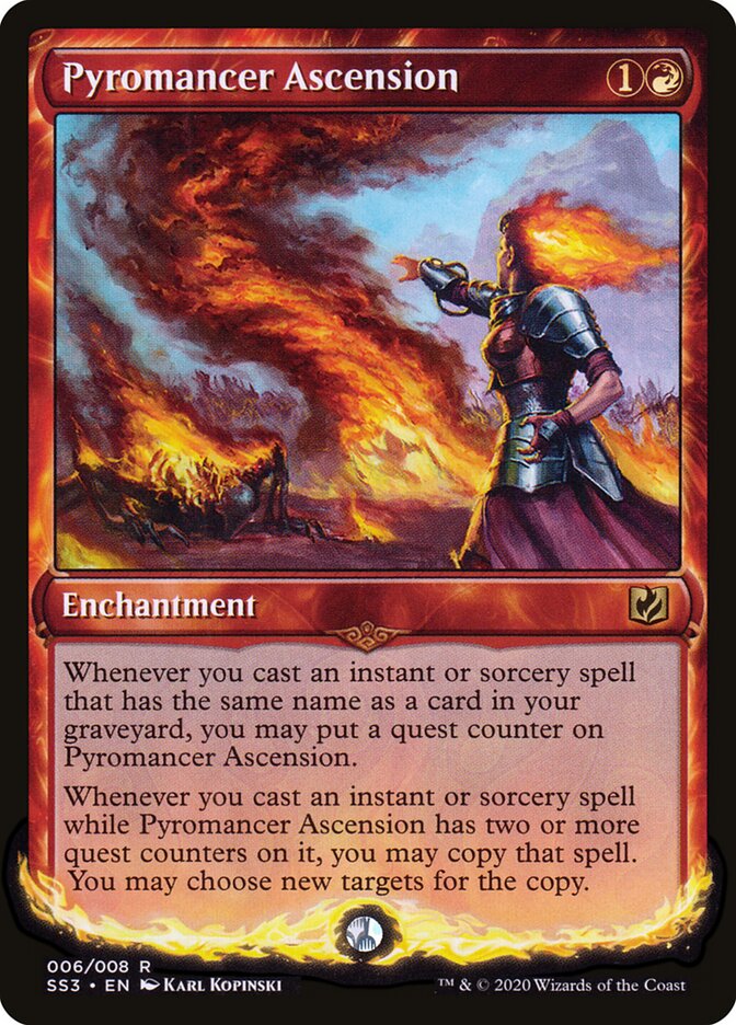 Magic-kaart Pyromancer Ascension SS3-6 uit Signature Spellbook: Chandra (Rare)