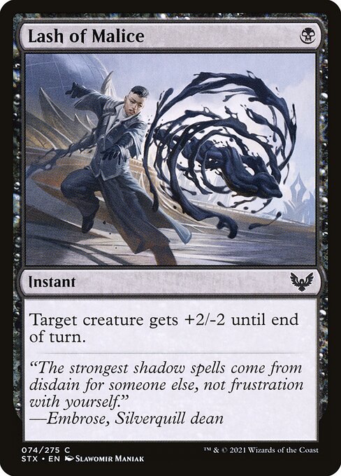 Lash of Malice – Strixhaven: School of Mages (STX-74) Magic: The Gathering card | LC-REM-20260804-15909431116108-af3da2c6-29ed-4563-8bae-d1cc05df8897 Hoofdafbeelding