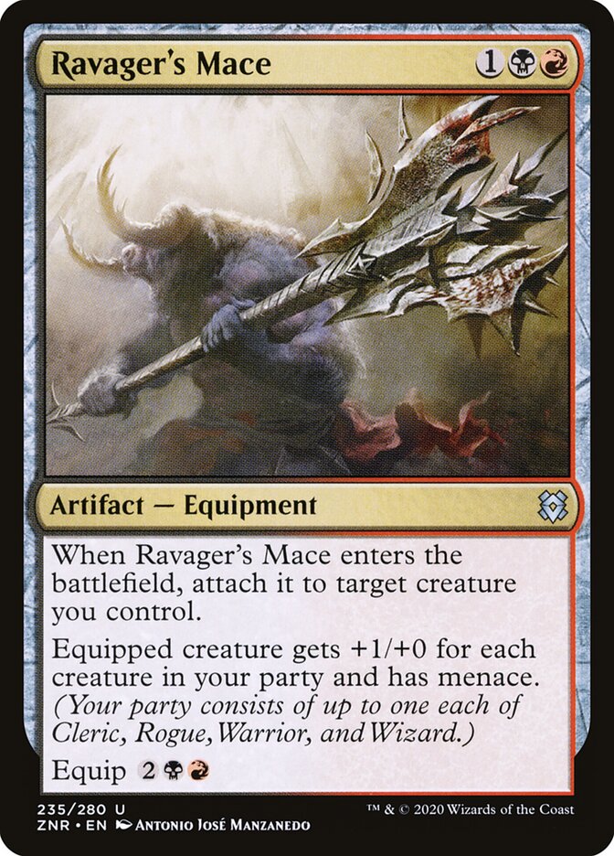 Ravager's Mace - Zendikar Rising (Uncommon) [ZNR-235]