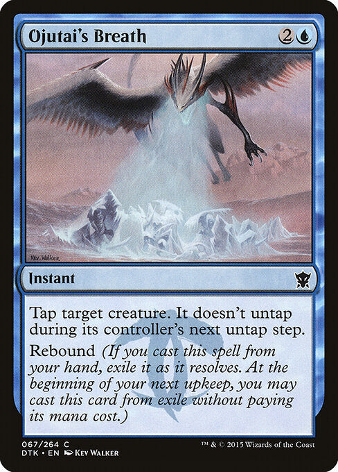 Ojutai's Breath – Dragons of Tarkir (DTK-67) Magic: The Gathering card