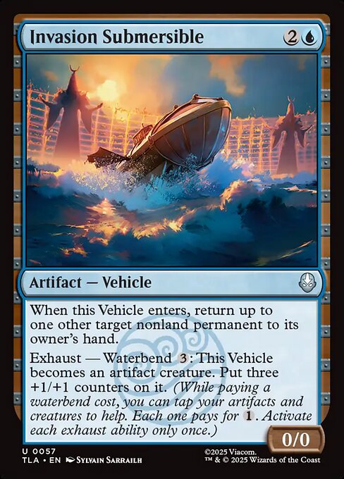 Invasion Submersible – Magic: The Gathering | Avatar: The Last Airbender (TLA-57) Magic: The Gathering card