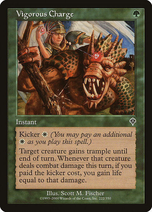 Vigorous Charge – Invasion (INV-222) Magic: The Gathering card | LC-REM-20260804-15526061769036-af6f57ad-d370-4c81-8da0-c15d87725ab1