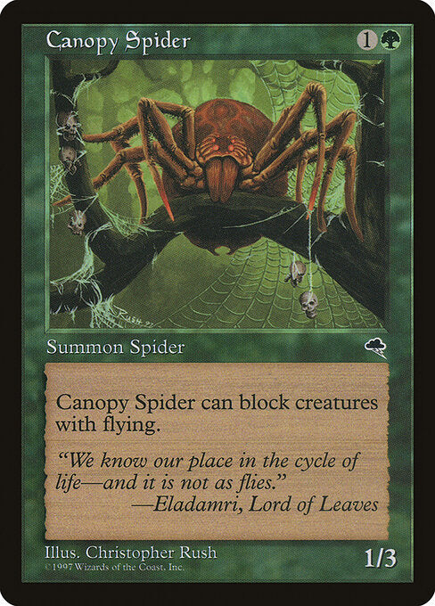 Canopy Spider – Tempest (TMP-217) Magic: The Gathering card | LC-REM-20260804-15359528927564-afc114b0-2e95-4143-a4b6-6537813946e7