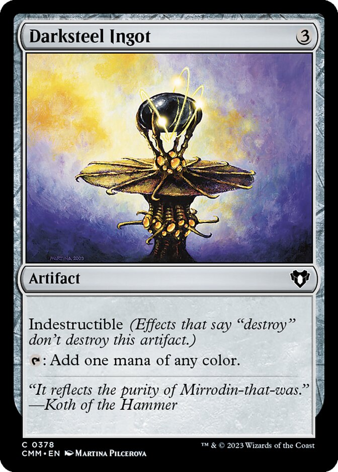 Darksteel Ingot - Commander Masters (Common) [CMM-378] Main image
