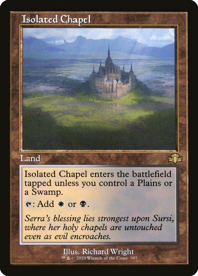Magic-kaart Isolated Chapel DMR-397 uit Dominaria Remastered (Rare) Image principale du produit