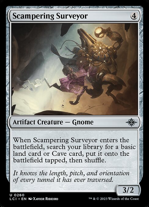 Scampering Surveyor – The Lost Caverns of Ixalan (LCI-260) Magic: The Gathering card