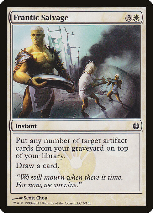 Frantic Salvage – Mirrodin Besieged (MBS-6) Magic: The Gathering card Image principale du produit