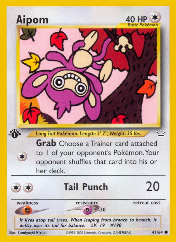 Aipom – Neo Revelation 41 – Pokémon TCG single card | Lichcards Hoofdafbeelding